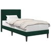 vidaXL Bedframe met hoofdeinde Donkergroen 100 x 200 cm Fluweel