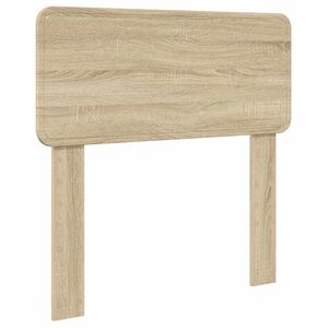 vidaXL Hoofdbord met hoofdeinde Sonoma Eiken 75 cm Bewerkt hout