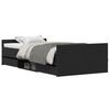 vidaXL Bedframe met lade Zwart Eiken 203 x 103 x 50 cm Bewerkt hout