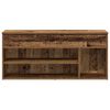 vidaXL Schoenenbank 102x30,5x45 cm bewerkt hout oud houtkleurig