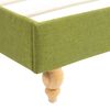 vidaXL Bedframe met LED zonder matras 135x190 cm groen