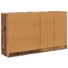 vidaXL Dressoir met lade 3 pcs Oud Hout Bewerkt hout