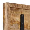 vidaXL Wandkapstok met 5 haken massief mangohout