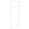 vidaXL Handdoekenrek Wit 45x10x115 cm Staal