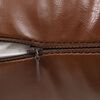 vidaXL Sierkussenset 60x60 cm PU bruin 2-delig