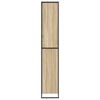 vidaXL Hoge Kasten 2 pcs Sonoma 79 x 36 x 200 cm Bewerkt hout