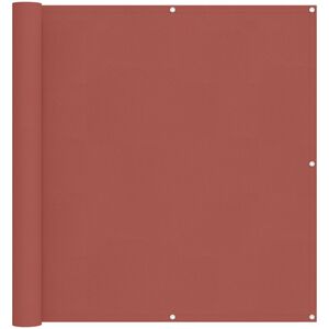 vidaXL Balkon Scherm Terracotta 110 x 1000 cm Oxford Stof