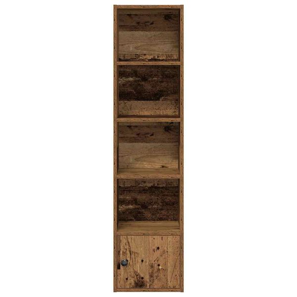 vidaXL Boekenkast 31x24x127 cm bewerkt hout oud houtkleurig