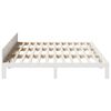 vidaXL Bedframe Family zonder matras 240x200 cm massief grenenhout wit