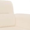 vidaXL 2-delige Loungeset met kussens microvezelstof beige