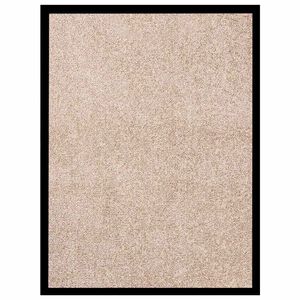 vidaXL Deurmat 60x80 cm beige