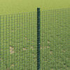 vidaXL Hek met Paal Groen 1 x 50 m Staal en PVC