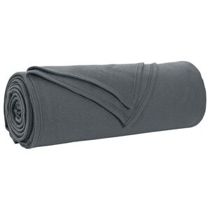 vidaXL plaid Donkergrijs 210 x 140 cm 0.41 kg Fleece