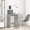 vidaXL Bureau 86x49x76 cm spaanplaat betongrijs