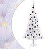 vidaXL Kunstkerstboom met 150 LED Wit 150 cm PVC en Staal