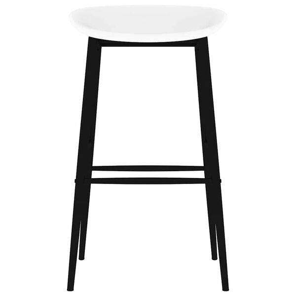 vidaXL Barstoelen 2 st wit