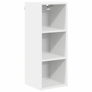 vidaXL Hangkast met opslag Riga Wit 30 x 29,5 x 80 cm Bewerkt hout