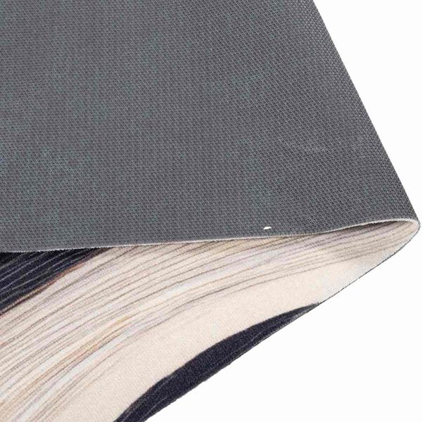 vidaXL Keuken Vloerkleed Zwart 180 x 60 cm Fluweel