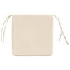 vidaXL Zitkussens 4 pcs Beige 40 x 40 x 3 cm Microvezel Stof