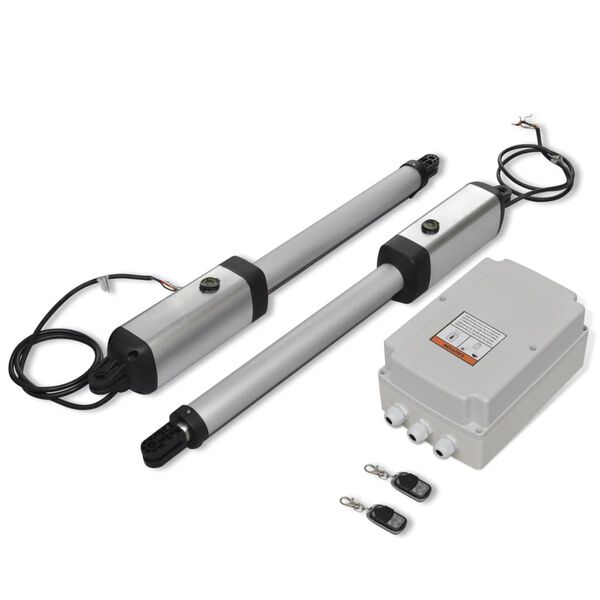 vidaXL Draaipoortopenerset 50 W 200 kg