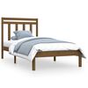vidaXL Bedframe massief hout honingbruin 90x200 cm