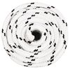 vidaXL Werktouw 16 mm 100 m polyester wit