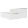 vidaXL Bedframe met hoofdeinde Wit 180 x 200 cm Bewerkt hout