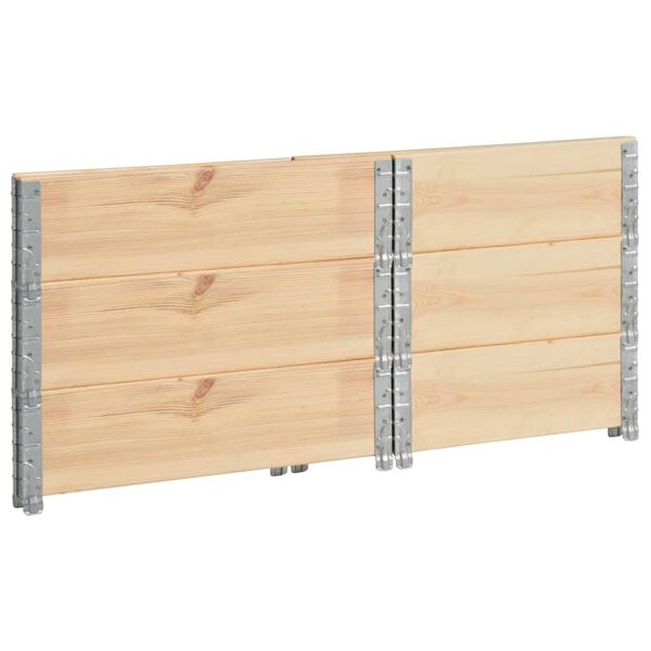 vidaXL Palletopzetranden 3 st 60x80 cm massief grenenhout
