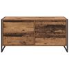 vidaXL TV-kast met lade Oud Hout 100 x 36 x 49.5 cm Bewerkt hout