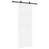 vidaXL Schuifdeur ORKDAL Wit 83 x 232 cm Massief grenenhout