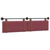 vidaXL Hangend hoofdbord Wijnrood Antiek PU