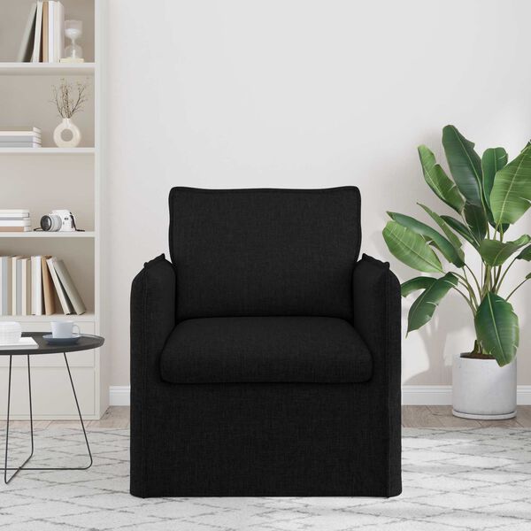 vidaXL Bank Zwart Totale afmetingen: 75 x 82 x 85 cm (B x D x H)