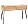 vidaXL Wandtafel 115x40,5x76 cm massief vurenhout