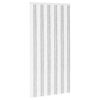 vidaXL Insecten Gordijn Chenille Lichtgrijs en wit. 100 x 200 cm