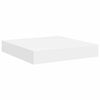 vidaXL Wandschappen zwevend 2 st 23x23,5x3,8 cm MDF wit