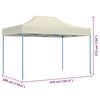 vidaXL Partytent Cr&egrave;me 280 x 410 x 315 cm Oxford Stof