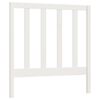 vidaXL Hoofdbord 95x4x100 cm massief grenenhout wit
