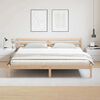 vidaXL Bedframe Bruin 208.6 x 157.6 x 69.4 cm Massief grenenhout
