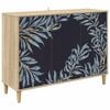 vidaXL Dressoir DOKKUM Sonoma 102 x 33 x 75 cm Bewerkt hout