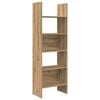 vidaXL Boekenkast 5-laags 60 x 35 x 180 cm Bewerkt hout Artisan Eiken