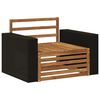 vidaXL Buiten Midden Sofa Naturel