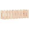 vidaXL Plantenbak verhoogd met hekontwerp 100x30x30 cm grenenhout