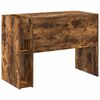 vidaXL Bureau Gerookt eiken 109 x 50 x 78 cm Bewerkt hout