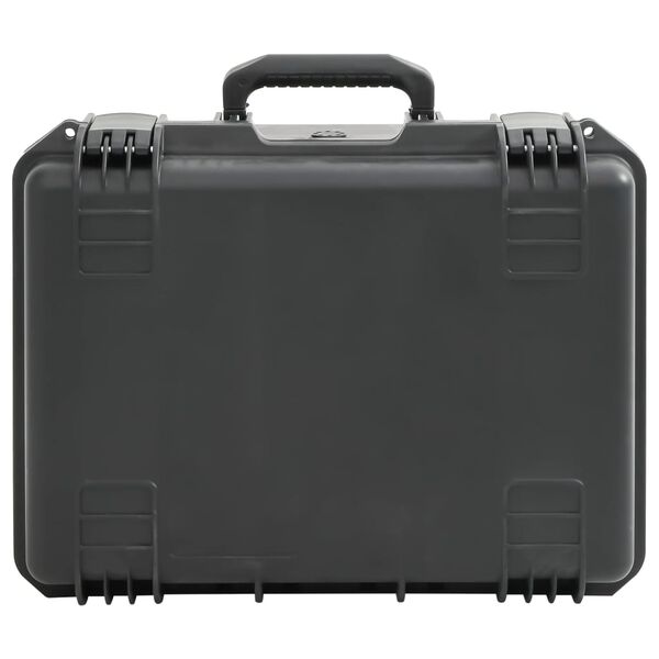 vidaXL Flightcase draagbaar 49x38x23 cm PP zwart