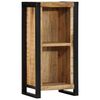 vidaXL Nachtkastje met plank Bruin 40 x 30 x 80 cm Massief mangohout