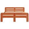 vidaXL Bedframe zonder matras massief grenenhout wasbruin 180x200 cm