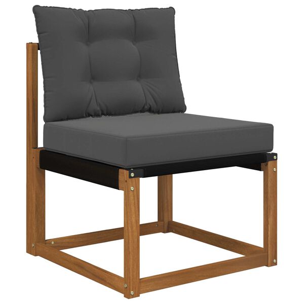 vidaXL Buiten bankkussen 2 pcs Antraciet Polyester