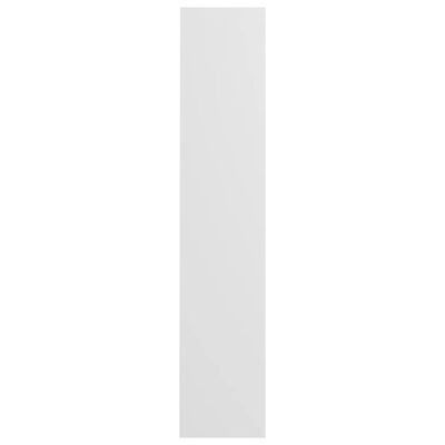 vidaXL Wandschoenenkast 60x18x90 cm spaanplaat wit
