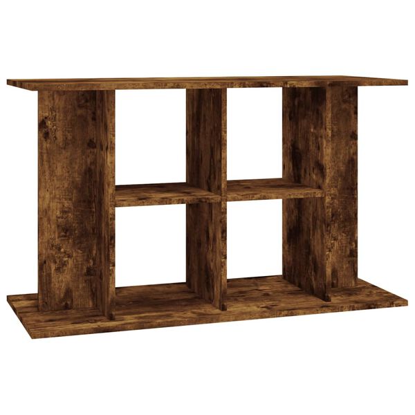 vidaXL Aquariumstandaard 100x40x60 cm bewerkt hout gerookt eikenkleur