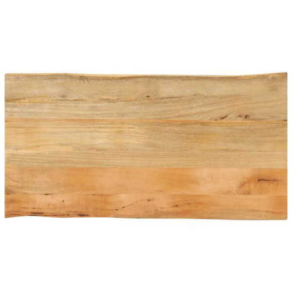 vidaXL Tafelblad met natuurlijke rand 110x60x3,8 cm massief mangohout